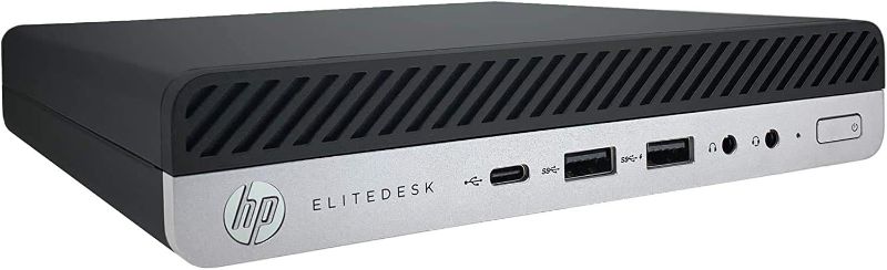 Photo 1 of (((((((((( READ COMMENTS )))))))))  HP EliteDesk 800 G4 Mini - 9th Gen Intel Core i5-9500T 6-Core up to 3.70 GHz, 16GB DDR4 Memory, 256GB NVMe SSD, WiFi-6, Bluetooth 5.0, Intel UHD Graphics 630, Windows 10 Pro (Renewed)