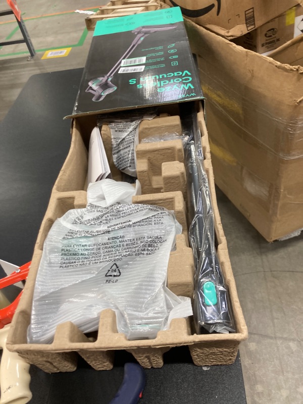 Photo 1 of Wyze Cordless Vacuum Cleaner with 24Kpa Powerful Suction, Lightweight Stick with HEPA Filter, 450W Powerful Brushless Motor, 50mins Runtime for Home Hard Floor Carpet Pet Hair