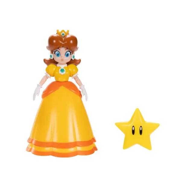 Photo 1 of Nintendo Super Mario Daisy with Super Star 4" Figure

