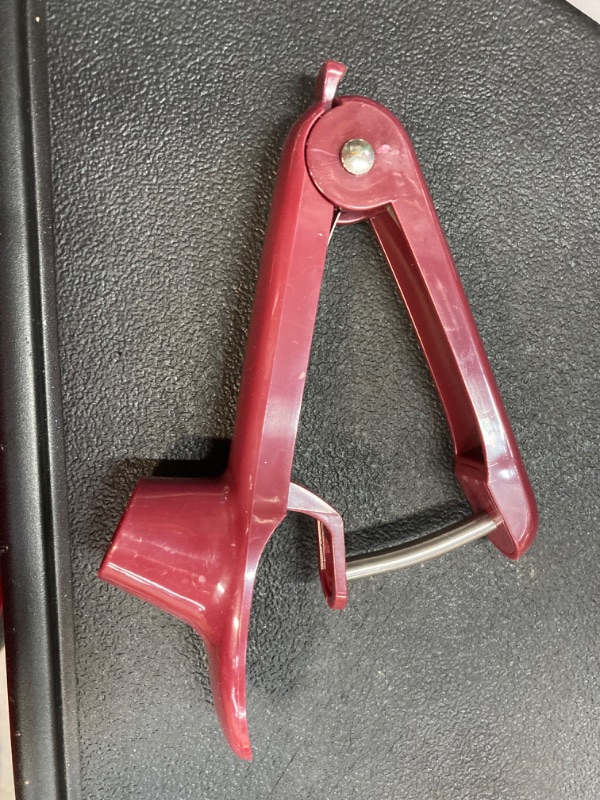 Photo 3 of Cherry Pitter Cherry Pitter Tool Pit Remover & Olive Pitter with Safety Lock and Convenient Auto-rebound Design for Easy Handling Wine Red