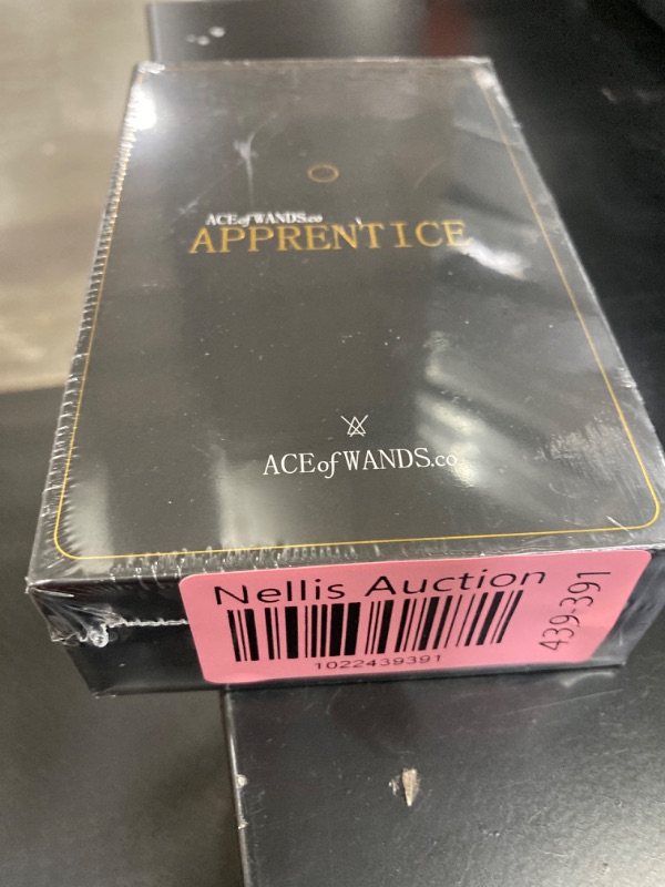 Photo 1 of QR-Enhanced Tarot Cards for Beginners & Pros. 78 Card Gold Foil Minimalist Deck with Digital Learning Experience incl. Card Meanings, Rider Waite Imagery, Digital Guide Book & Spanish Translations.