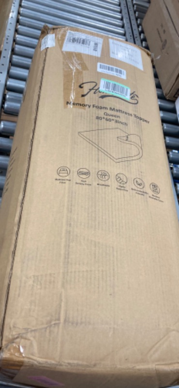 Photo 1 of ** FACTORY SEALED**Homemate Memory Foam Mattress Topper Queen, 3 Inch Gel Cooling Mattress Pad High Density Foam Firm Mattress Topper, Soft Pressure Relieve Bed Topper CertiPUR-US, Non-Slip Removable & Washable Cover