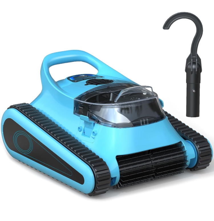 Photo 1 of ***FOR PARTS, DOES NOT WORK*** Pool Vacuum for Inground Pools: Cordless Robot Robotic Pool Cleaners with Hook 180W Suction Auto Vacuums Wall Climbing Waterline Scrubbing Cleaning 150 Mins Long Battery Up to 2,000 sq.ft