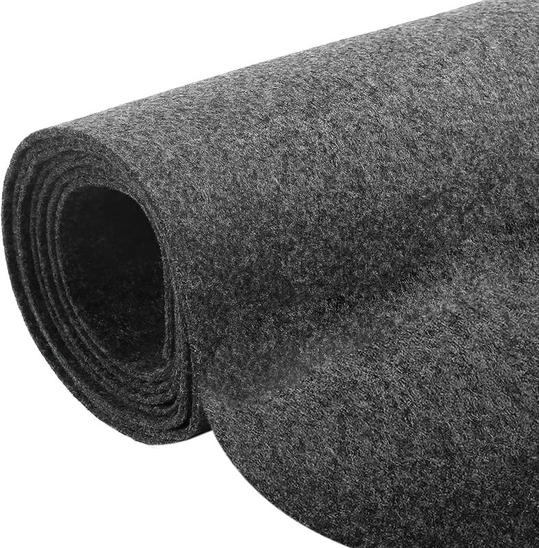 Photo 1 of 78"x40" Grey Underfelt Carpet for Speaker, Sub Box Carpet, Auto, RV, Boat, Marine, Truck, Car Trunk Felt Fabric Material