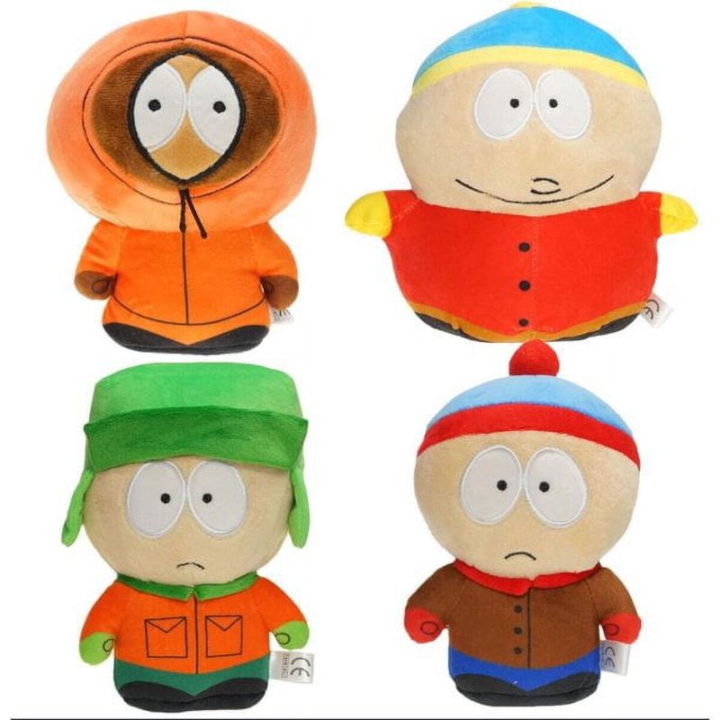 Photo 1 of (NON-REFUNDABLE) Liyucwill 4PCS/Set South Park Plush Toy, Stuffed Plush Doll Soft Throw Pillow Creative Birthday Gifts
