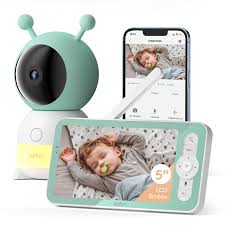 Photo 1 of BOIFUN 5" Baby Monitor, 2K WiFi Baby Camera Via Screen and App Control, Temper& Humidity Sensor, Night Vision, 2-Way Talk, Cry& Motion Detection, Free Smart Phone App, Works with iOS, Android(Baby6T)
