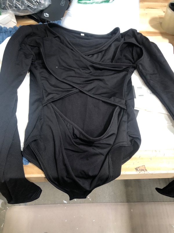 Photo 1 of BODYSUIT MEDIUM BLACK LONG SLEEVE