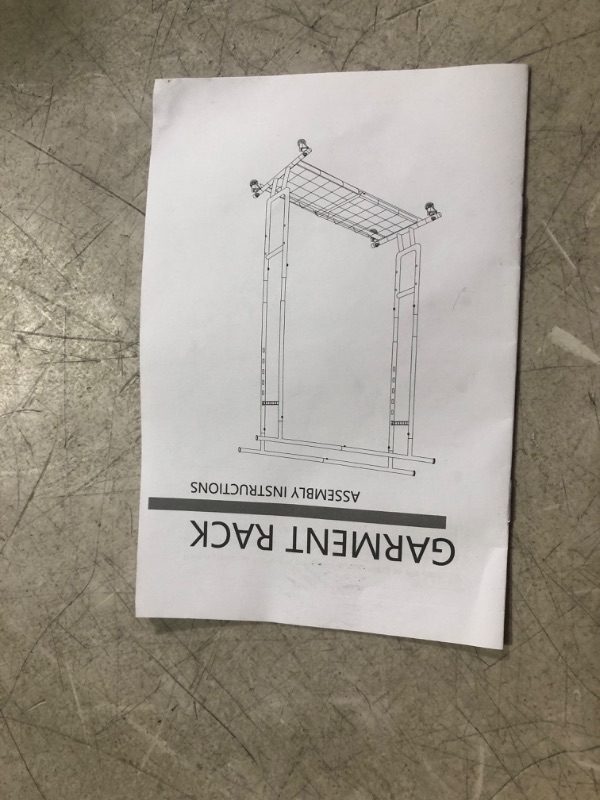 Photo 2 of ***USED - MISSING HARDWARE AND CASTORS***
Load 500lbs Heavy Duty Clothes Rack Rolling Clothing Racks For Hanging Clothes With Wheels Adjustable Height Foldable Commercial Clothes Rack Heavy Duty Portable Metal Garment Rack