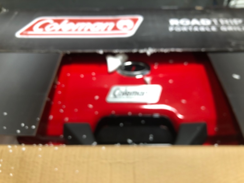 Photo 1 of Coleman RoadTrip 285 Portable Stand-Up Propane Grill Red Grill