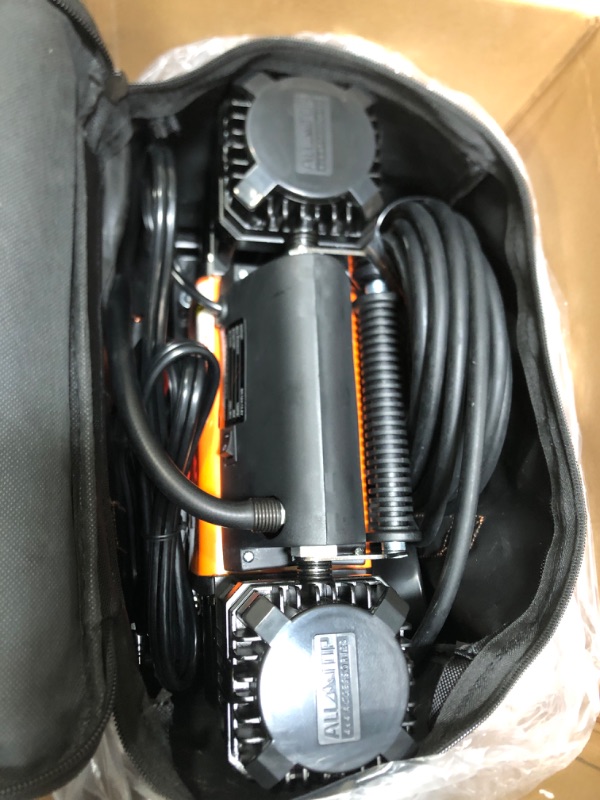 Photo 1 of (see all images) ALL-TOP Air Compressor Kit, Dual Cylinder 12V Portable Inflator 12.35 ft³/Min
