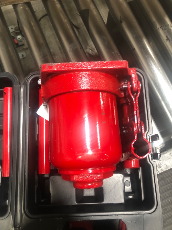 Photo 2 of BIG RED T92007S Torin Hydraulic Bottle Jack with Carrying Case, 20 Ton (40,000 lb) Capacity 20 Ton / storage case