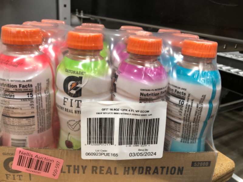 Photo 1 of 12 PACK GATORADE ASSORTED FLAVOR EXP DATE: 03/2024
