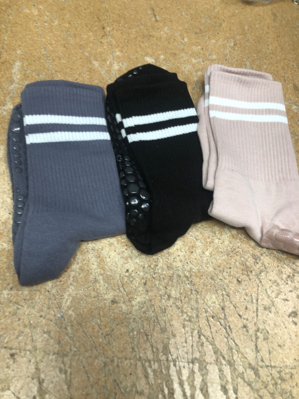 Photo 1 of 3 pair of non slip socks 