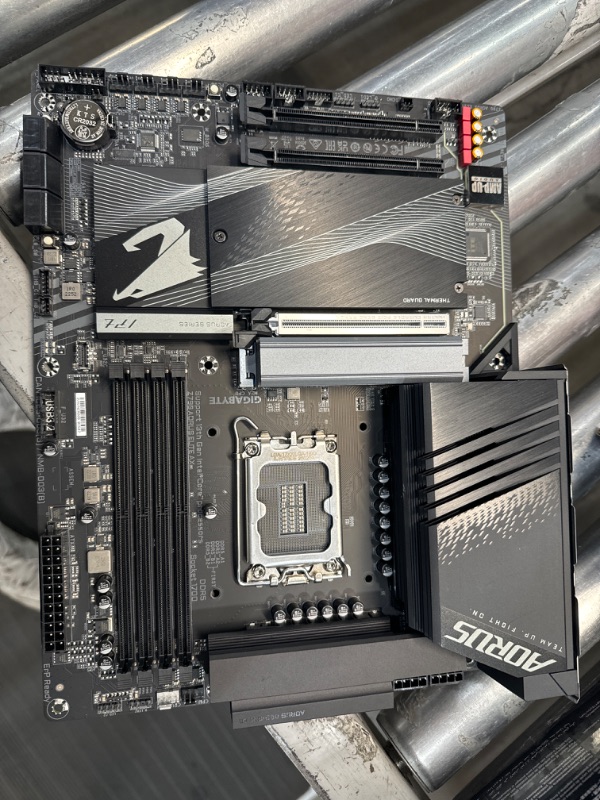 Photo 3 of GIGABYTE Z790 AORUS Elite AX (LGA 1700/ Intel Z790/ ATX/ DDR5/ Quad M.2/ PCIe 5.0/ USB 3.2 Gen2X2 Type-C/Intel WiFi 6E/ 2.5GbE LAN/Q-Flash Plus/PCIe EZ-Latch/Gaming Motherboard)