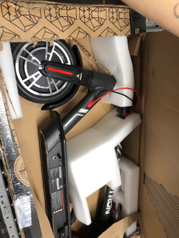 Photo 1 of **READ NOTES, MISSING PART**
Swagtron SG-5 Swagger 5 Boost Commuter Electric Scooter with Upgraded 300W Motor Black