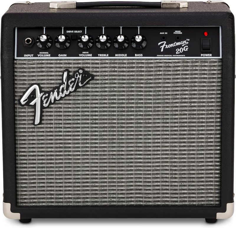 Photo 1 of ***NONREFUNDABLE - NOT FUNCTIONAL - FOR PARTS ONLY - SEE COMMENTS***
Fender Frontman 20G Guitar Amp, 20 Watts, with 2-Year Warranty 6 Inch Fender Special Design Speaker, 10x16x16 inches