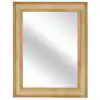 Photo 1 of 
Gumcoly 27 in. W x 34 in. H Rattan Rectangle Natural Color Wood Framed Farmhouse Style Wall Mirror Interior Design Home Decor