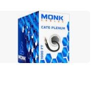 Photo 1 of MONK Cat6 Ethernet Cable 1000FT Channel Test Pass, Cat6 1000ft Ethernet Cable 23AWG Solid CCA, Cat6 Cable 550MHZ 10G with Easy Pull Box Blue