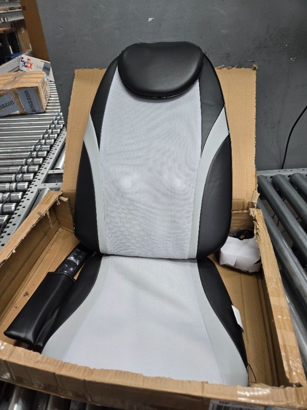 Photo 2 of **NON  REFUNDABLE NO RETURNS SOLD AS IS**PARTS ONLY**
VEVOR Shiatsu Back Massager with Heat, Massage Seat Cushion with 2-Group Back Shiatsu Rollers and 2 Seat Vibration Motors, Fatigue Relief Seat Massage Chair Pad with 5 Vibration Modes for Home Office