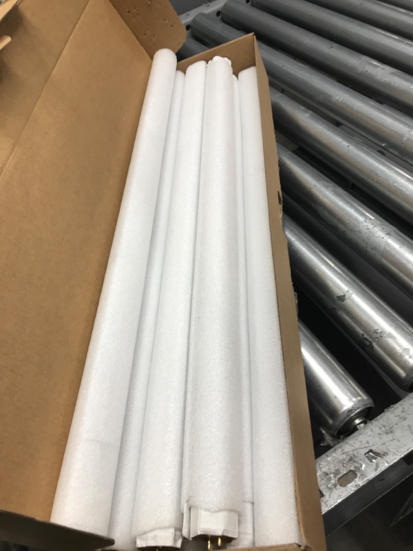 Photo 2 of 24 Inch F17T8/865 Fluorescent Bulb Daylight 6500K, 17 Watt T8 Light Bulb, 2 Foot G13 Medium Bi-Pin Cap 8 Count 8 Pcs-Daylight