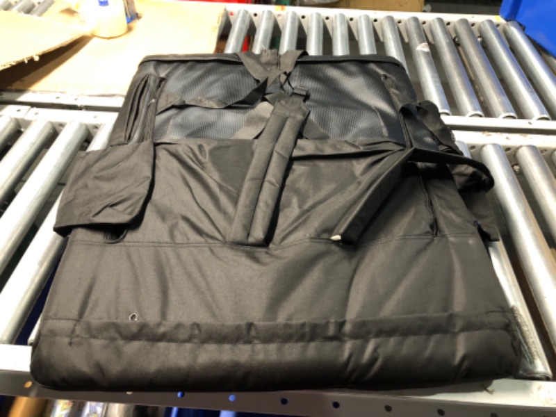 Photo 1 of ***DAMAGED - SLASHED - SEE PICTURES***
Blufree 1PCS Double Heated Stadium Seats for Bleachers with Back Support, with Shoulder Straps and Hook - USB Power Bank NOT Included