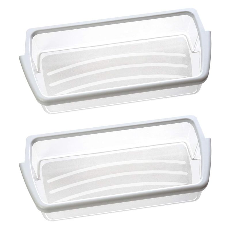 Photo 1 of 2 Packs W10321304 Refrigerator Door Shelf Bin Compatible with Whirlpool Refrigerator Replaces WPW10321304 PS11752778
