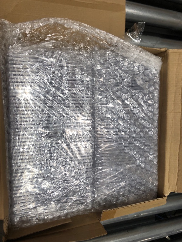 Photo 1 of 100 Pcs Standard Plastic CD Case Single Jewel Case Clear DVD Disc Case Black Disc Case for Disks Protection Replacement (Clear,5.2mm)
