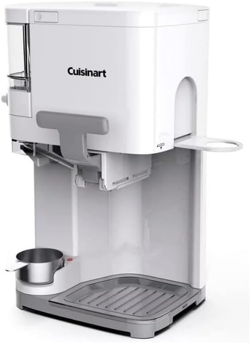 Photo 1 of Cuisinart Ice Cream Maker Machine, 1.5 Quart Mix It In Soft Serve, Yogurt, Sorbet, Sherbet Maker, White, ICE-45P1
