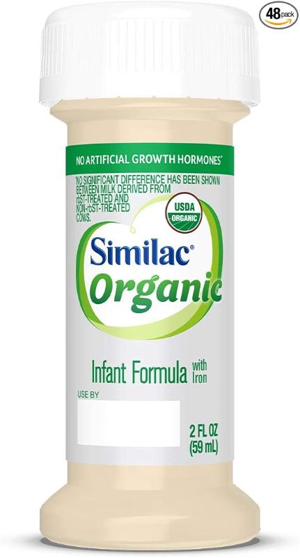 Photo 1 of Similac Organic Infant Formula with Iron, Ready to Feed, 2 Fl Oz (Pack of 48)
01june.2024