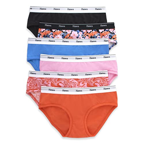 Photo 1 of Hanes Originals Women S Hipster Underwear Breathable Cotton Stretch 6-Pack