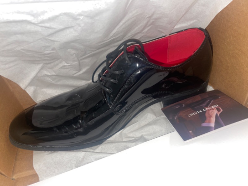 Photo 1 of brand new bruno marc mens dress shoes black - size  11 