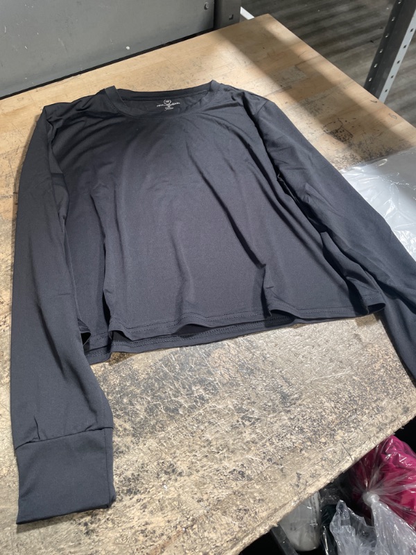 Photo 1 of Grey medium long sleeve crop top 