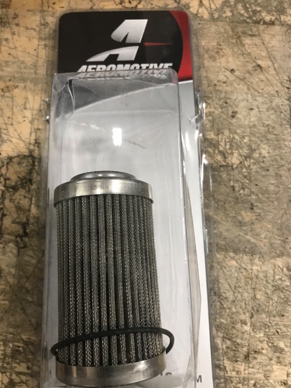 Photo 2 of Aeromotive 12650 Replacement Filter Element, 10-Micron Microglass, Fits All 2" OD Filter Housings, For Gas and Alcohol Fuels