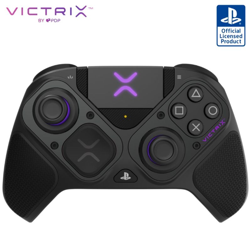 Photo 2 of PDP Victrix Pro BFG Wireless Gaming Controller for Playstation 5 / PS5, PS4, PC, Modular Esports Gamepad, Remappable Buttons, Customizable Triggers/Paddles/D-Pad/Fightpad, PC App, Black
