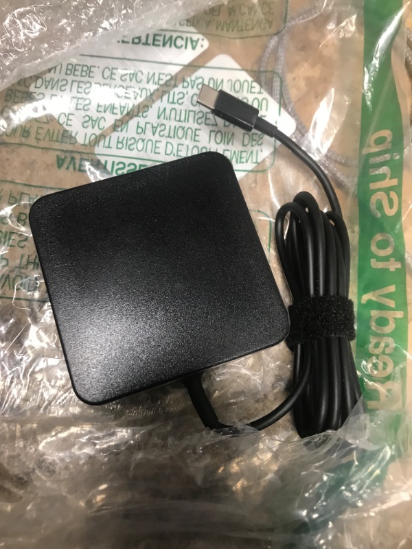 Photo 2 of 65W USB C Power Adapter, Type C Power PD Wall Fast Charger Compatible with Mac Book Pro, Dell Latitude, Lenovo, Huawei Matebook, HP Spectre, Acer Chromebook and Any Laptops or Smart Phones