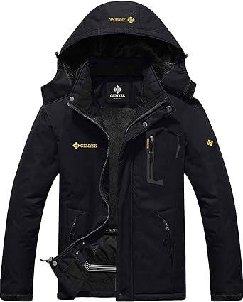 Photo 1 of GEMYSE Men's Mountain Waterproof Ski Snow Jacket Winter Windproof Rain Jacket 3XL