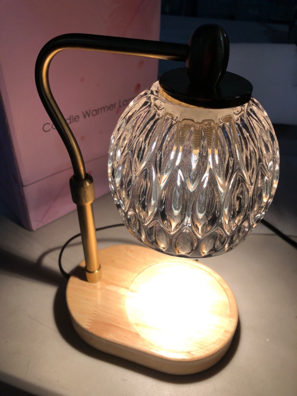 Photo 1 of (READ FULL POST) NVRGIUP Candle Warmer, Candle Warmer Lamp with Timer & Dimmer Candle Warmer Height Adjustable Scented Candles, Candle Warmer with 2 * 50W Bulbs for Home Decor (Gold)