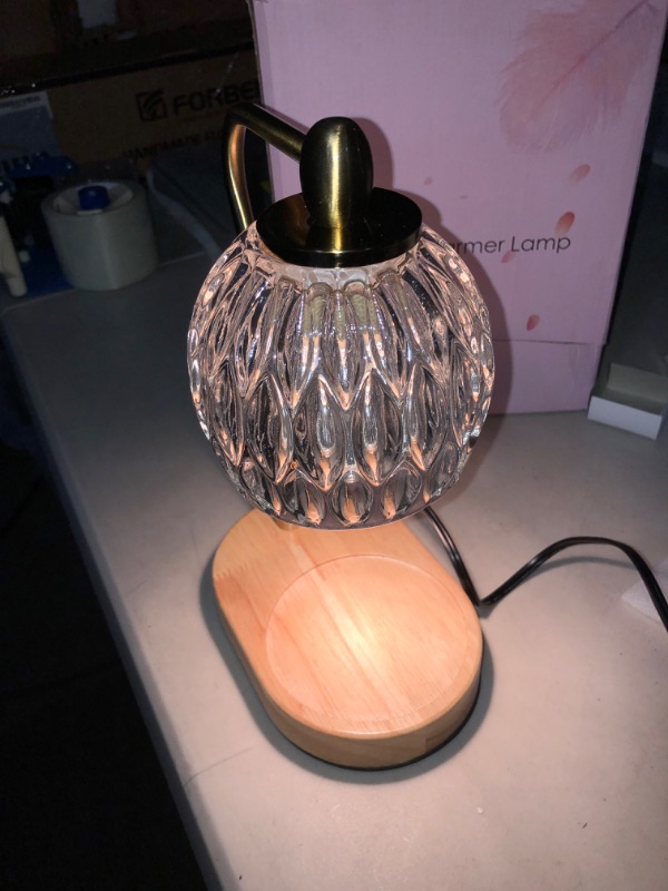Photo 2 of (READ FULL POST) NVRGIUP Candle Warmer, Candle Warmer Lamp with Timer & Dimmer Candle Warmer Height Adjustable Scented Candles, Candle Warmer with 2 * 50W Bulbs for Home Decor (Gold)