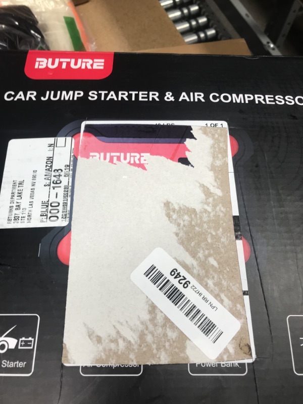 Photo 2 of [FOR PARTS, READ NOTES] NONREFUNDABLE
Car Jump Starter And air Compressor 