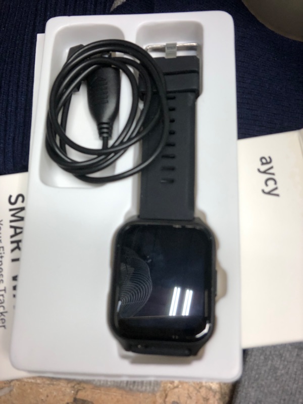 Photo 1 of Smart Watch(Answer/Make Calls), 1.85" HD Touch Screen Fitness Watch with Sleep Heart Rate Monitor, 112 Sports Modes, IP68 Waterproof, Activity Trackers Compatible with Android iOS for Men Women Black