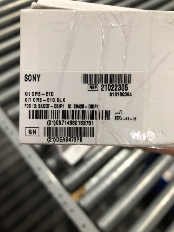 Photo 7 of Sony CRE-E10 Self-Fitting OTC Hearing Aid for Mild to Moderate Hearing Loss with Rechargeable Battery, Black CREE10/2