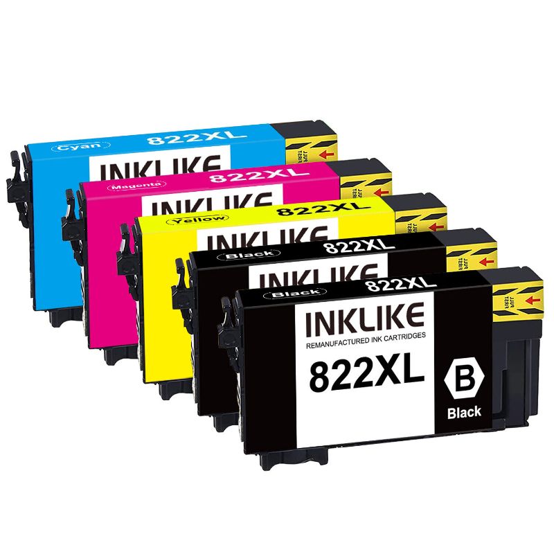 Photo 1 of 822XL INK CARTRIDGE WF-4833 WF-4834 PRINTER 5PK