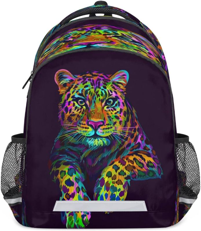 Photo 1 of ABSTRACT LEOPARD LION BACKPACK 13 14 15.6 INCH 