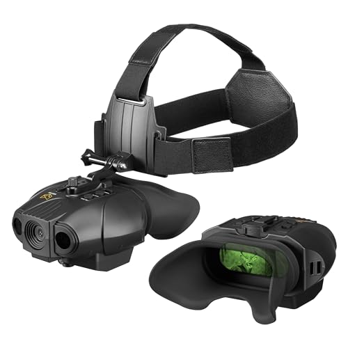 Photo 1 of Nightfox Swift 2 Pro Night Vision Goggles | Head Mounted | 1x Magnification | Records 1080P HD | USB Rechargeable | Digital Infrared Night Vision Bino
