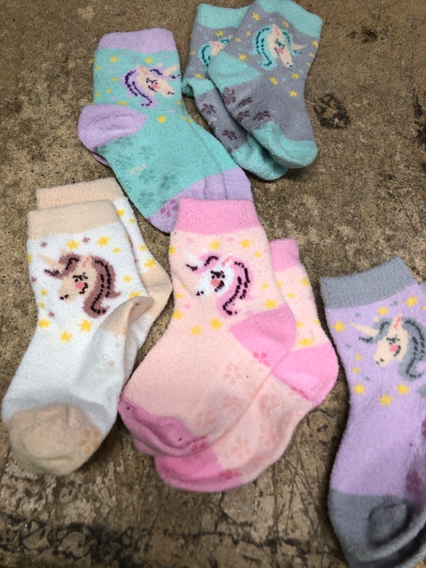 Photo 1 of 5 pairs of little girl socks small