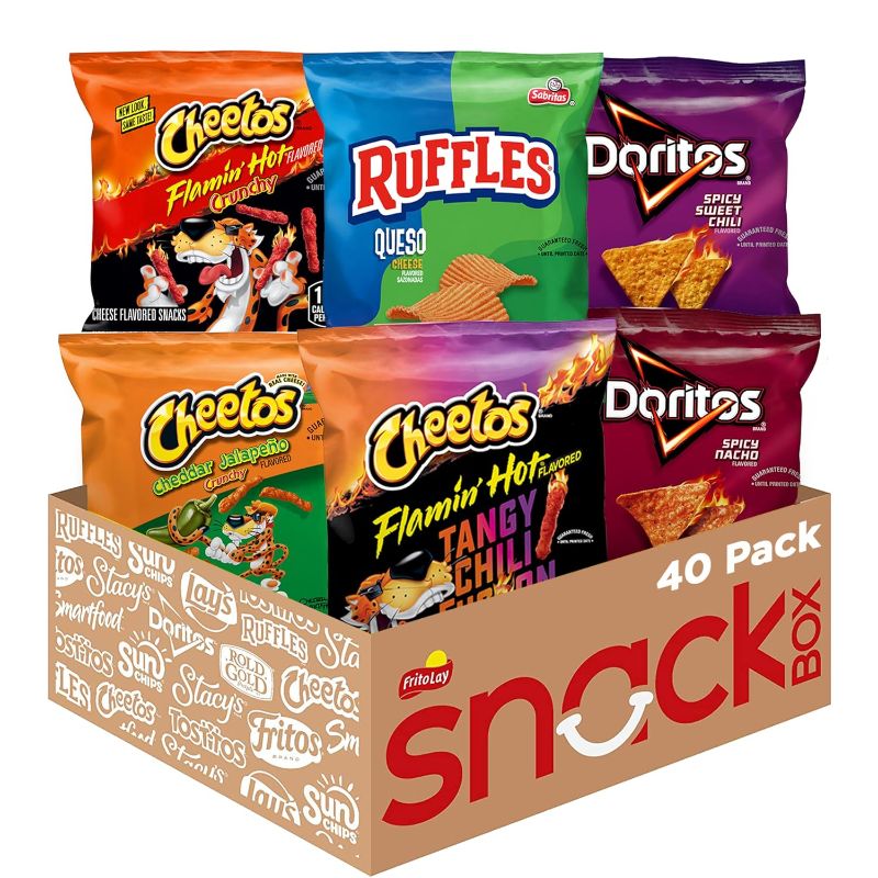 Photo 1 of **ITEM EXPIRES ON 5/21/2024**
 Frito Lay Cheesy Spicy Sweet Variety Pack, 1 Ounce (Pack of 40)
