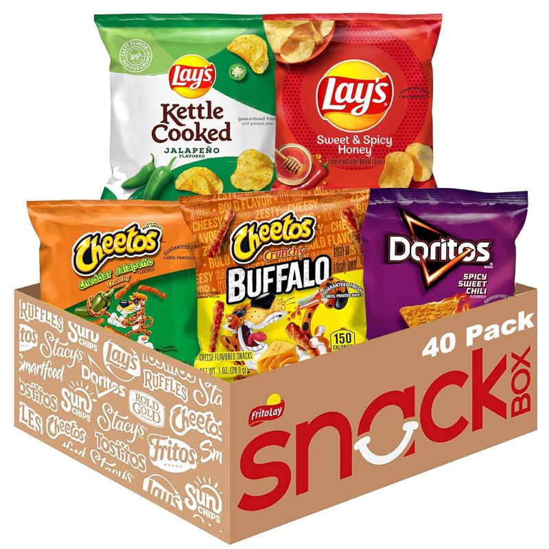 Photo 1 of *5/21/2024* Frito Lay Cheesy Spicy Sweet Variety Pack, 1 Ounce (Pack of 40)
