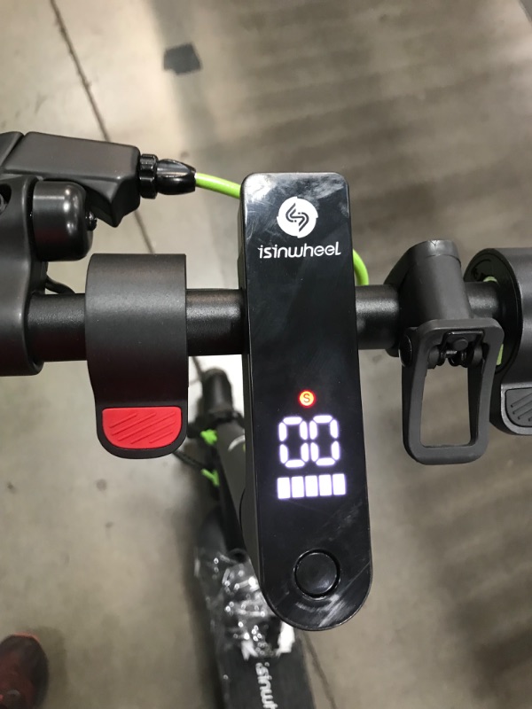 Photo 2 of ***Parts Only***isinwheel Electric Scooter,350W Motor, Up 17 Miles Range, Top Speed 19 MPH, 8.5" Solid Tires, Dual Suspensions, Foldable Electric Scooter Adult with Dual Braking System, Cruise Control App(S9Pro)
