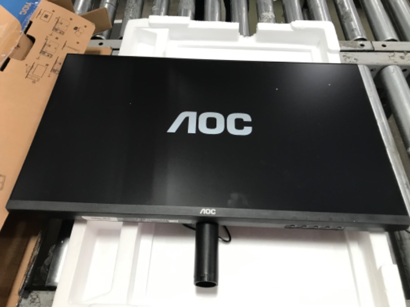 Photo 2 of AOC 27B2H 27" Full HD IPS Monitor, 3-Sided Frameless & Ultra Slim Design, HDMI and VGA inputs, Lowblue Mode, VESA compatible,Black 27" FHD with VESA mounting