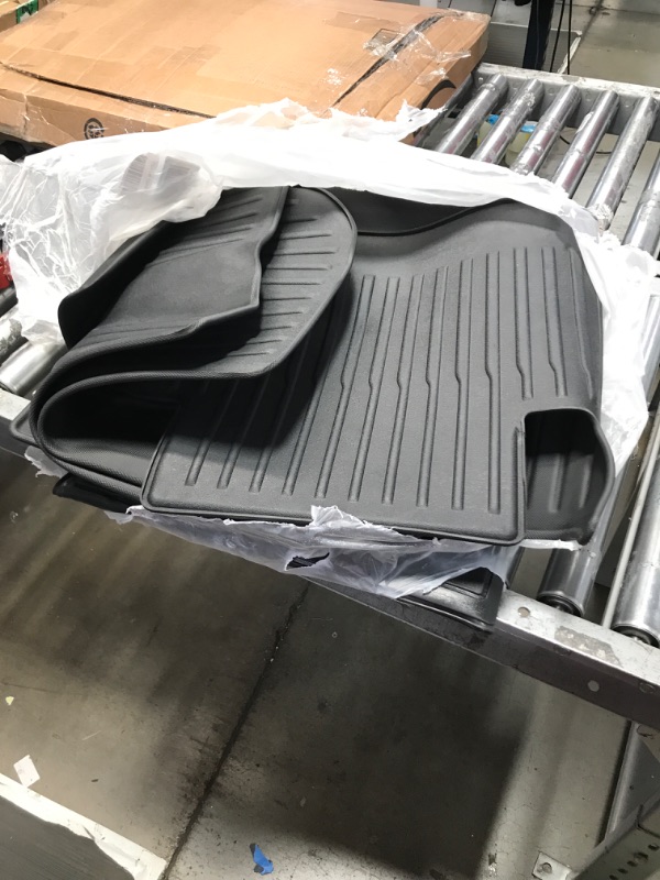 Photo 2 of 2024 New Version Tesla Model 3 Highland Floor Mats Custom Fit All Weather TPE Cargo Liner Cargo Trunk Accessories,Compatible 2021 2022 Tesla Model 3 (2024 Model 3 Floor & Trunk Mats)